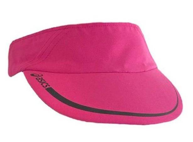 ASICS  Women's Hat Pink Adjustable Cap Visor Baseball Golf Running Gym Tennis NWT