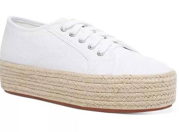 Wild Pair Sofeya Espadrille Platform Sneakers In White