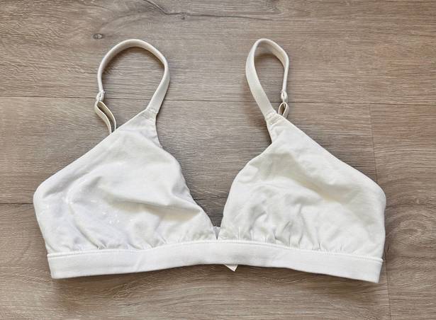 SKIMS Cotton Bralette in Bone