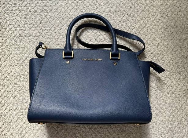 Michael Kors Selma Saffiano Leather Medium Satchel