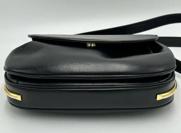 Gucci  Black Leather Shoulder Bag (Vintage)