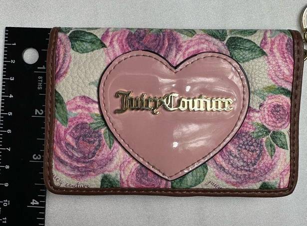 Juicy Couture  floral Y2K  keychain wallet