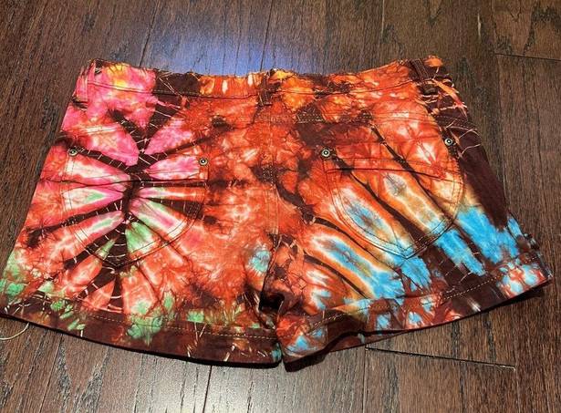 Gypsy Rose  Women’s Tie Dye Denim Shorts Size 34