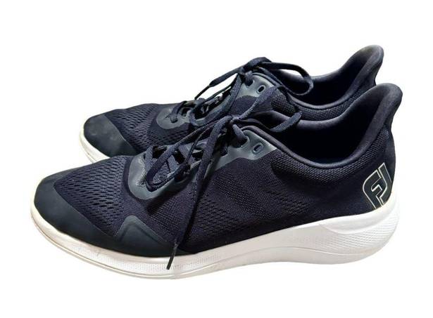 FootJoy  FJ Flex Spikeless Golf Shoes‎ 56140 Athleisure Navy Blue Men's Size 10.5