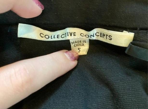 Collective Concepts  black dress in size small