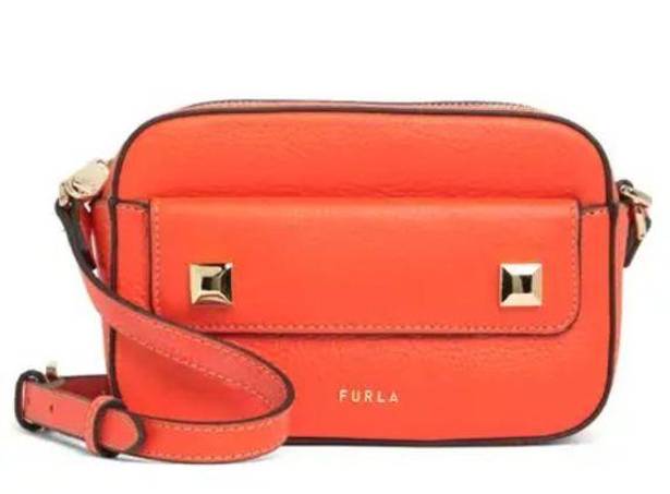 Furla **NEW ITEM**  Afrodite Mini Camera Crossbody Bag - Arancio A