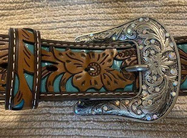 Women western leather belt