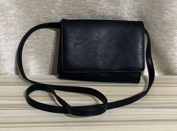 Krass&co GH Bass &  Women’s Black Leather Shoulder Purse Bag