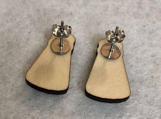 Disney Emperor's New Groove Llama Potion Wood Earrings