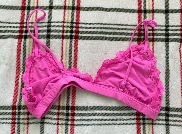 SKIMS  Pink Women’s Lace Bra *Flaws