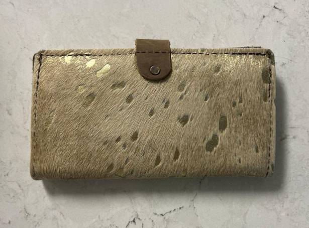 Cowhide Leather Wallet Tan