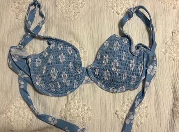 Blue Bikini Top Size L