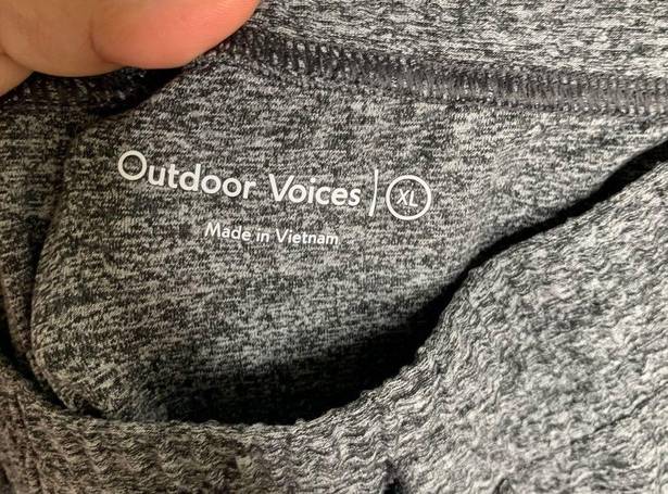 Outdoor Voices  cloudknit gray sweatpants pants XL loungewear UPF 50+