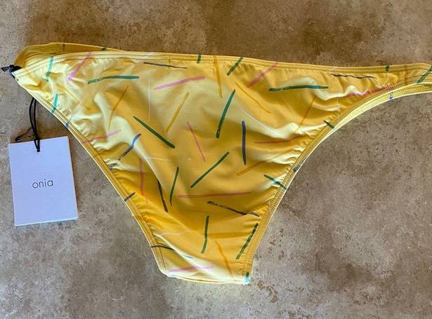 ONIA  NWT $95 Ashley Bottom Dash Honey Size Large