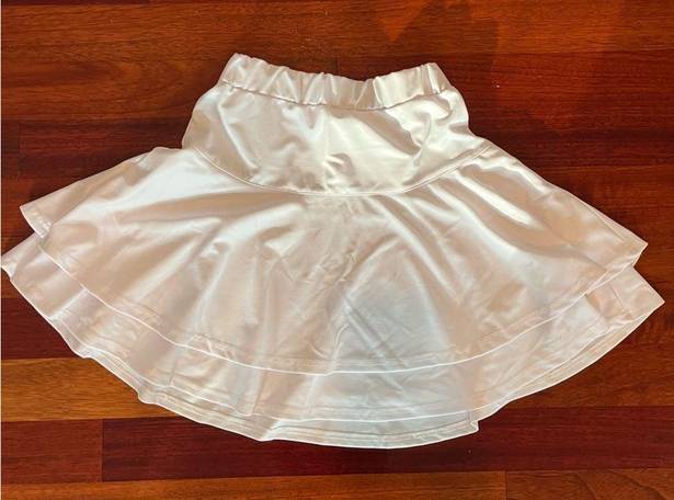 White Tennis Skirt Size M