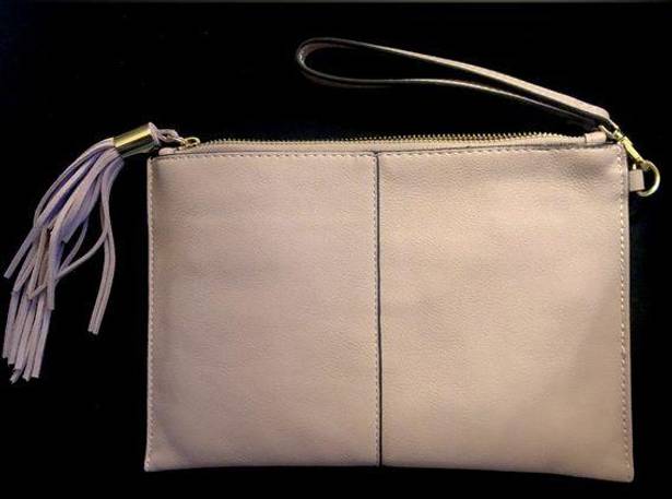 INC Light pink bag clutch card holder New!