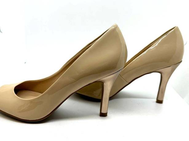 Mootsies Tootsies  Peep Toe Nude Color Low Heel Open Toe heels size 8