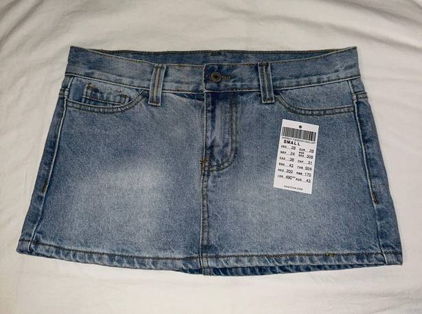 Brandy Melville Malia Denim Mini Skirt