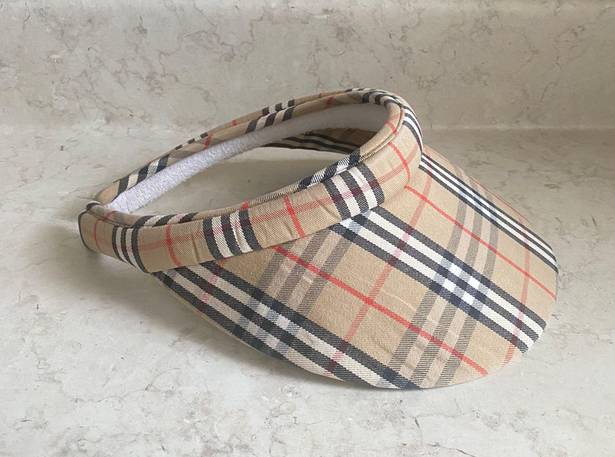 Burberry Nova Check Canvas Golf Visor