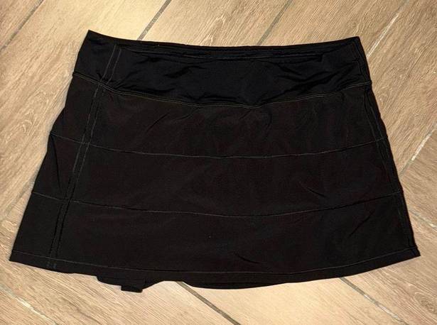 Lululemon Black Pace Rival Skirt