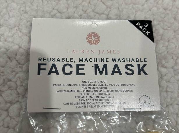 Lauren James  NIB face masks