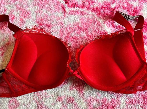 Victoria's Secret Red Lace Victoria Secret Bombshell Bra 