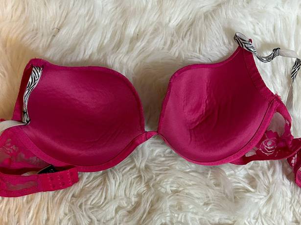 Frederick's of Hollywood Frederick’s of Hollywood pink padded push up bra, 36D