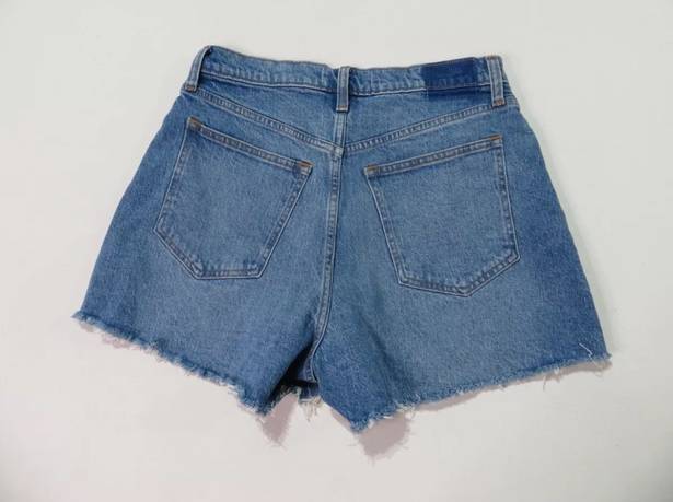 Abercrombie & Fitch High Rise 90s Relaxed Cutoff Jean Shorts