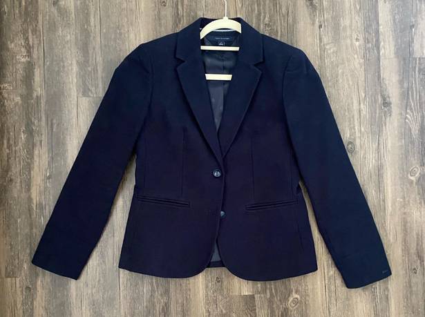 Tommy Hilfiger Navy Blue Velvet Blazer