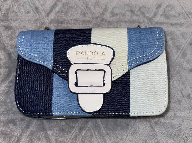 Mini Blue Jean Crossbody Hand Bag