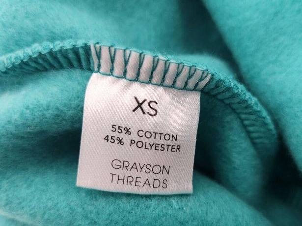 Grayson Threads  Women's Size XS Lounge Sweat Fleece Shorts Green White