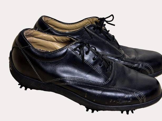 FootJoy  LoPro Collection Womens Golf Shoes Cleats Leather Black 8 M bv