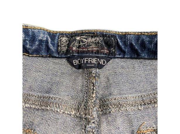 Silver Jeans Silver Classic Stretch Boyfriend Shorts Blue Size 34 Festival Beach Boho Summer