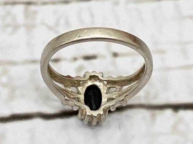 Onyx Black  Sterling Silver Ring 5