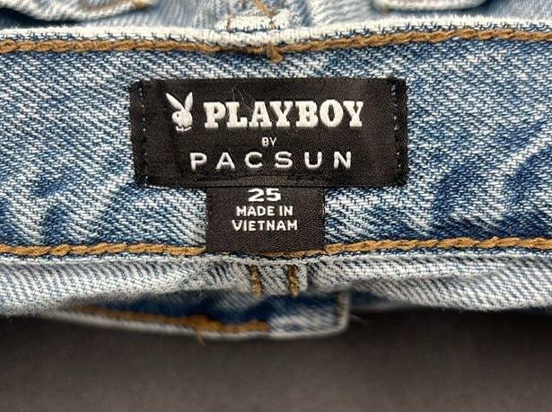 Playboy x Pacsun Mom Jean Collaboration Button Fly 25” Jeans‌‌‍‍‍‍‍‍‍‍