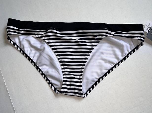 Avia Striped Bikini Bottom NWT Size XL 16-18