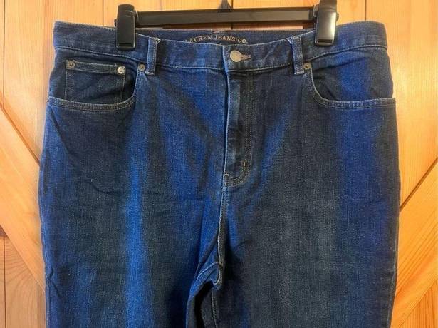 Krass&co Lauren Jeans . Ralph Lauren Denim Jeans Womens 14 Blue Dark Wash Straight