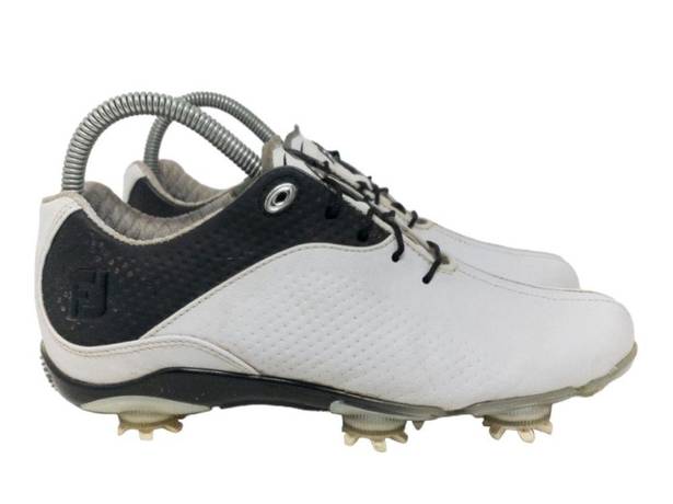 FootJoy  DNA White/Black Golf Cleats Women's Size 6.5