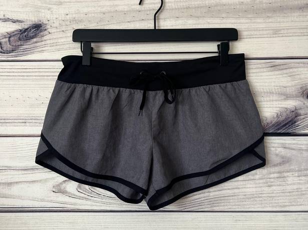 Live Love Dream Grey & Black Lightweight Mini Athletic Shorts