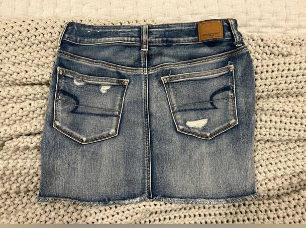 American Eagle DENIM SKIRT HIGH-WAISTED  AE NE(X)T LEVEL