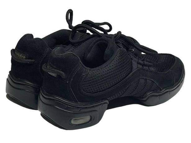 Revolution Dance ✿ Split Sole Jazz Hip Hop Ballet Dance Sneaker ✿ Black ✿ 6A