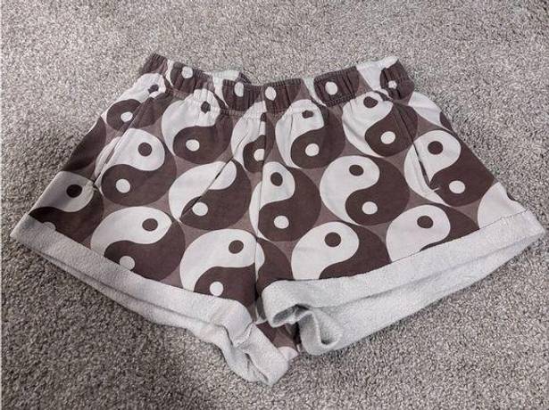 PacSun  Yin Yang Sweatshorts Size XS