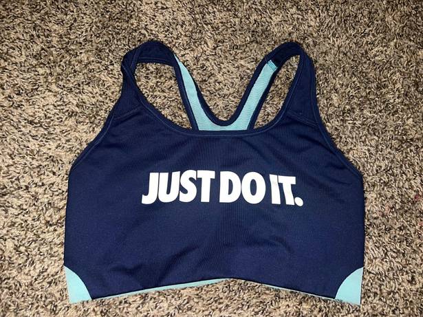 Nike Dri-Fit Blue Sports Bra