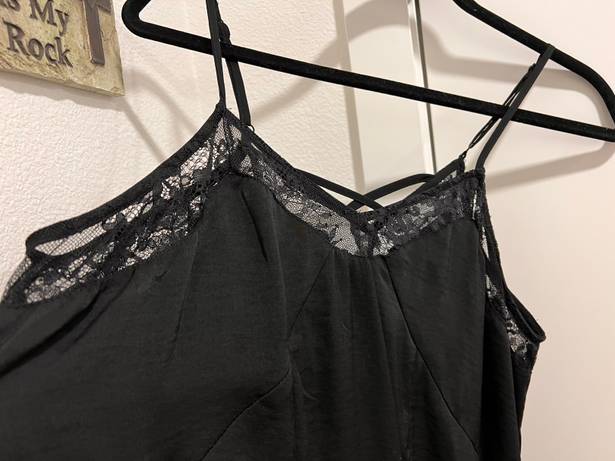 Xhilaration Cute black laced dress size medium