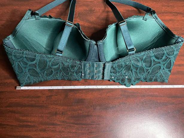 Savage X Fenty Dark Green Lace Bra