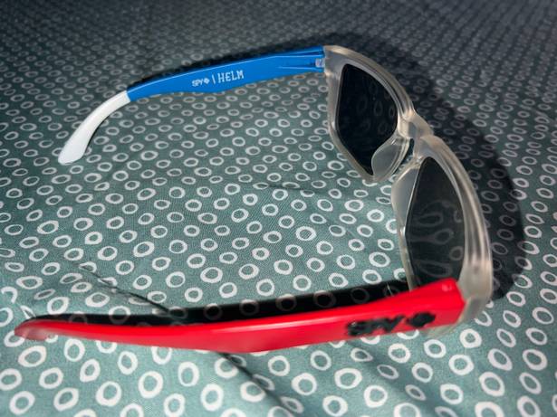 Spy red white and blue helm block sunglasses 