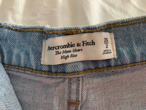 Abercrombie & Fitch Light Wash Denim Shorts