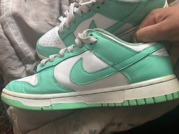 Nike Teal/Mint Green  Low Dunks