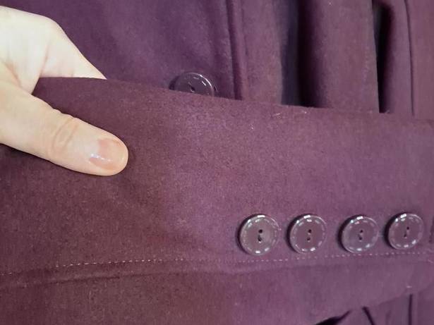 Celebrity Pink  Brand‎ Purple Pea Coat with Belt Size Large