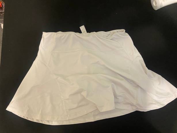 White Tennis Skirt Size XL